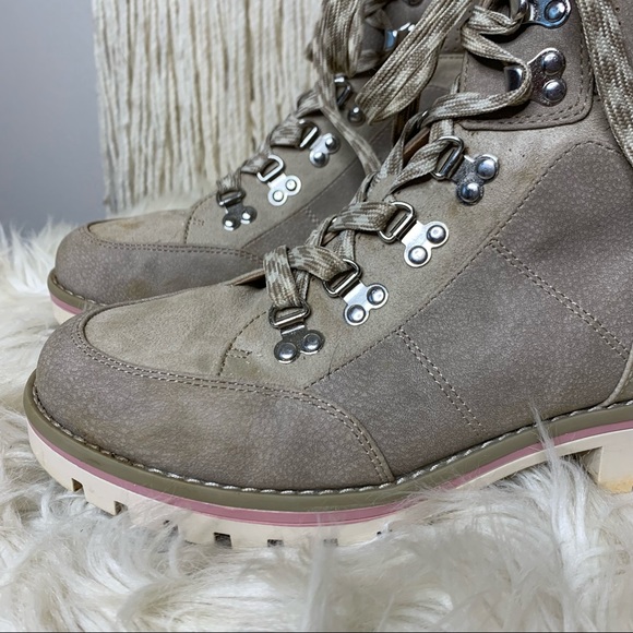 Sole Society Combat Style Boots - Picture 3 of 14